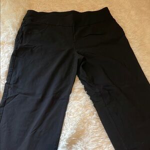 Ruby Rd Black Pull On Pants